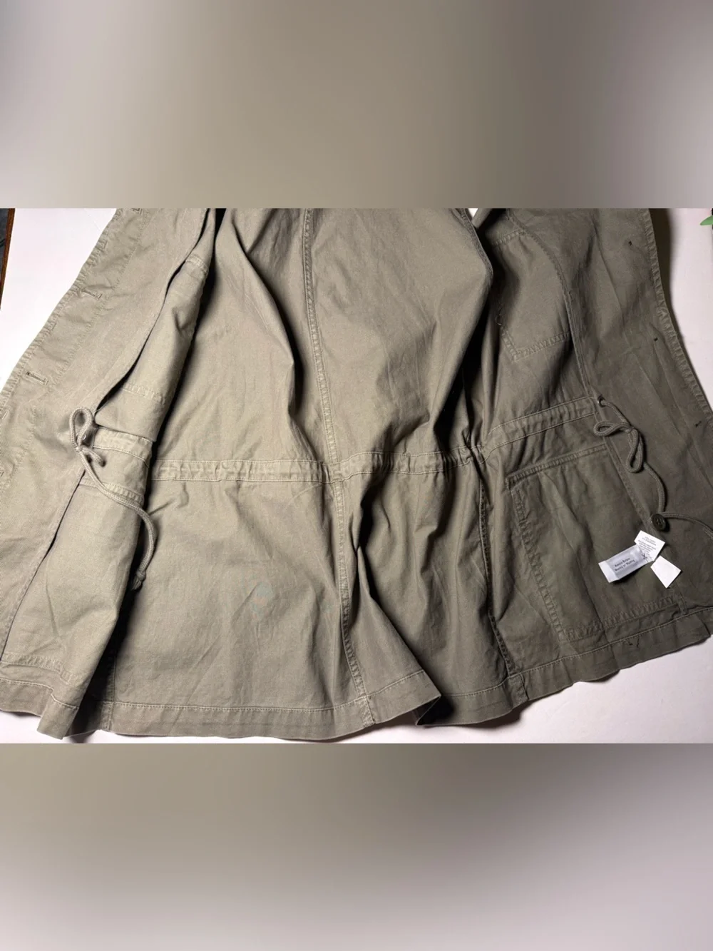 Madewell Military Cargo Utility Vest C5320 Olive Green Medium NWOT